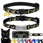 Collier lumineux personnalisé pour chat – plaque anti-fugue