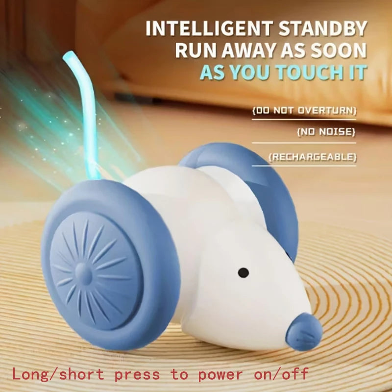 Balle interactive automatique pour chat – rechargeable USB