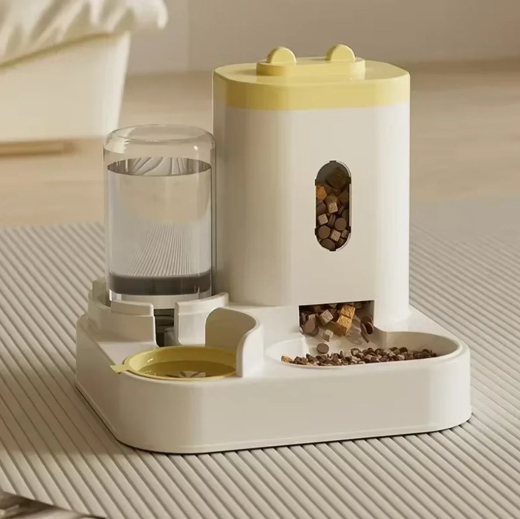 Gamelle automatique avec fontaine à eau intégrée