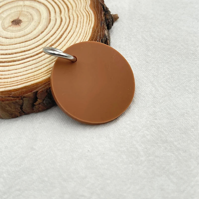 Médaille en silicone personnalisée anti-perte