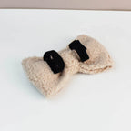 Ensemble collier et laisse en velours Teddy