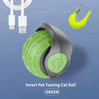 Balle interactive automatique pour chat – rechargeable USB