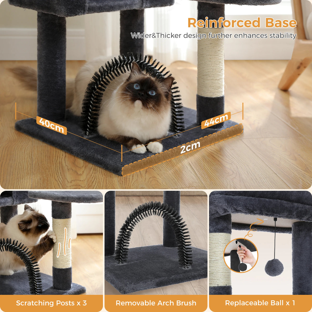 Arbre à chat avec griffoir complet