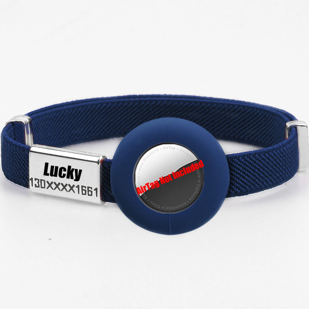 Collier personnalisé pour chat avec support AirTag
