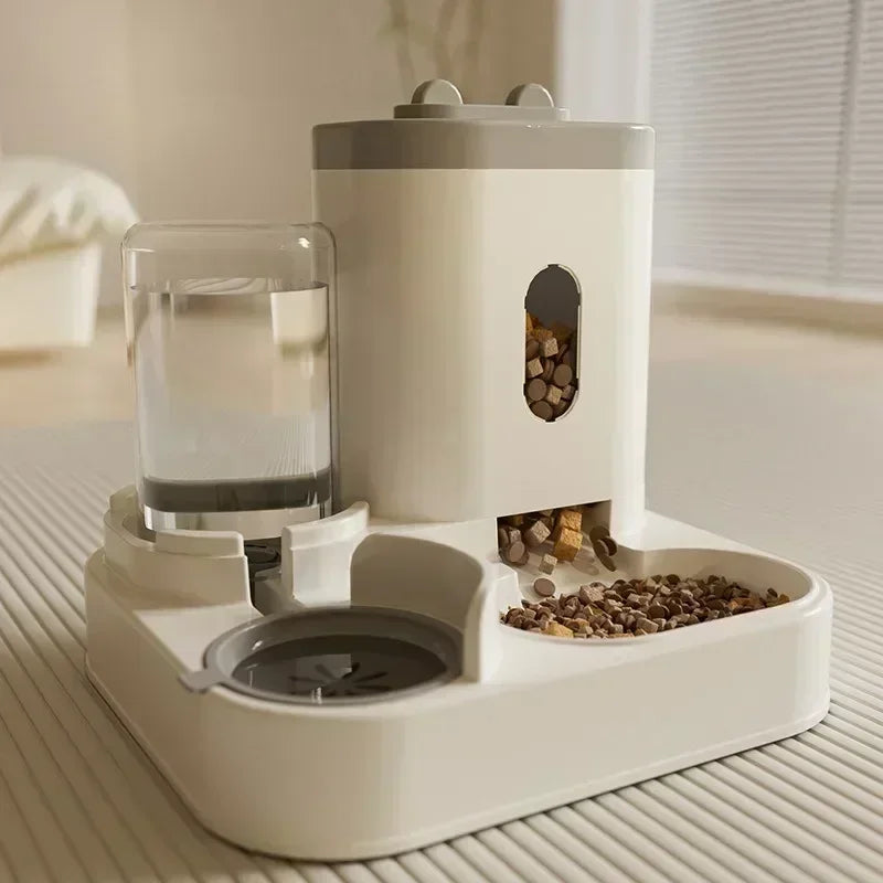 Gamelle automatique avec fontaine à eau intégrée