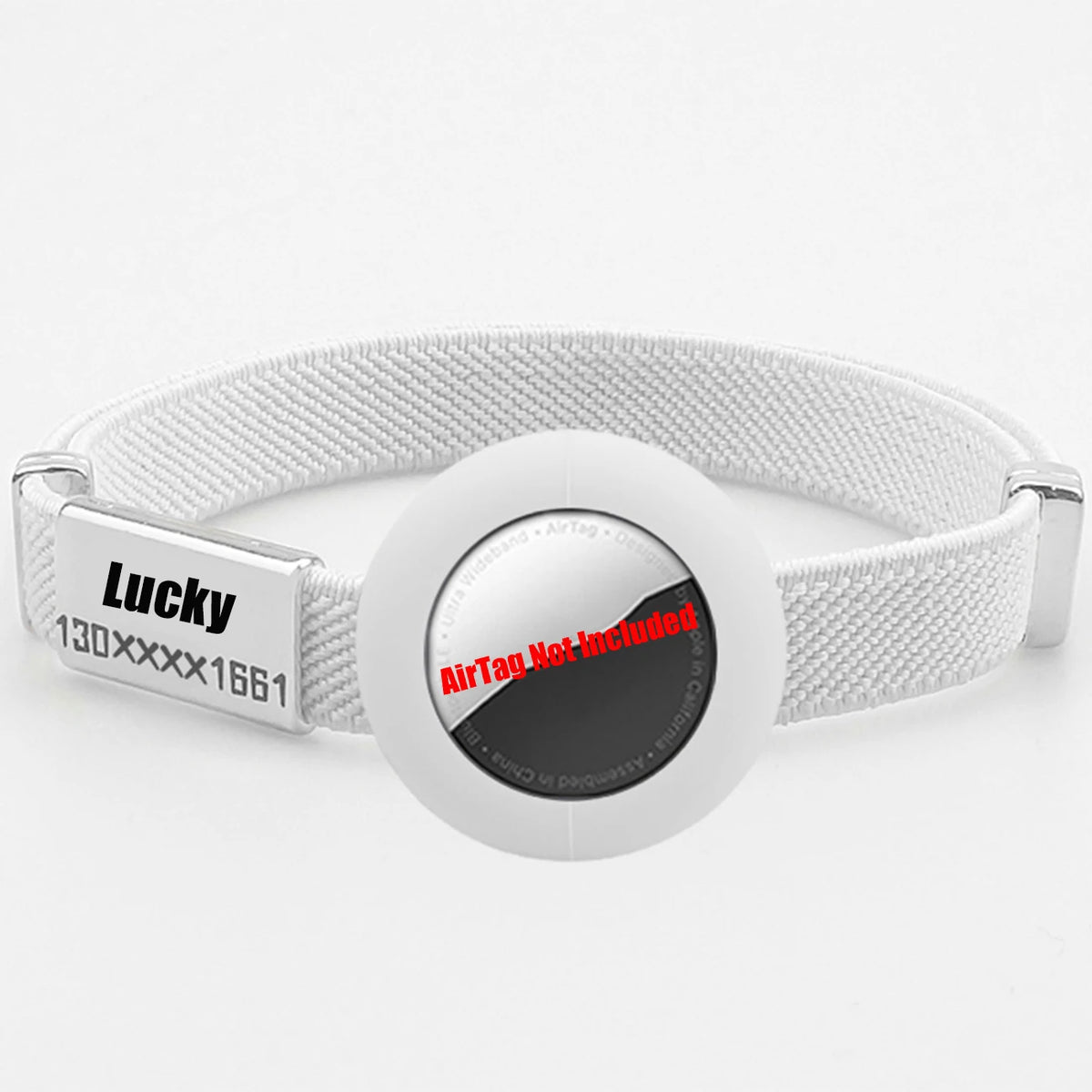 Collier personnalisé pour chat avec support AirTag