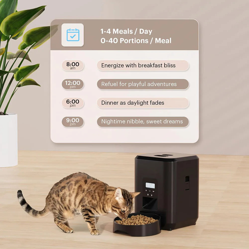 Distributeur de croquettes automatique programmable