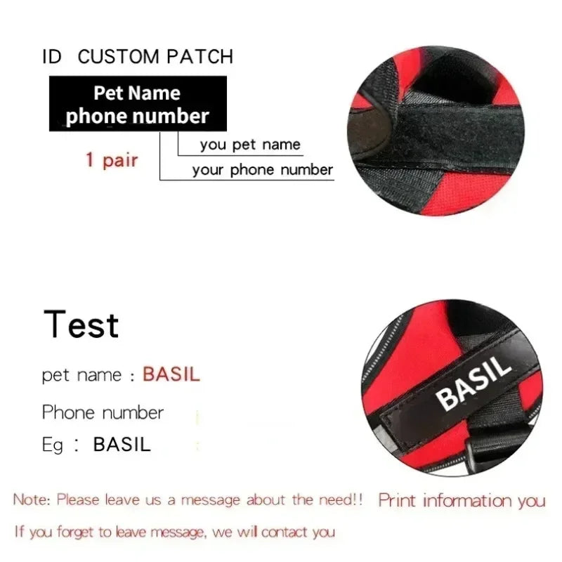 Harnais personnalisé pour chien