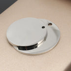 Collier avec pendentif rond gravé pour animal