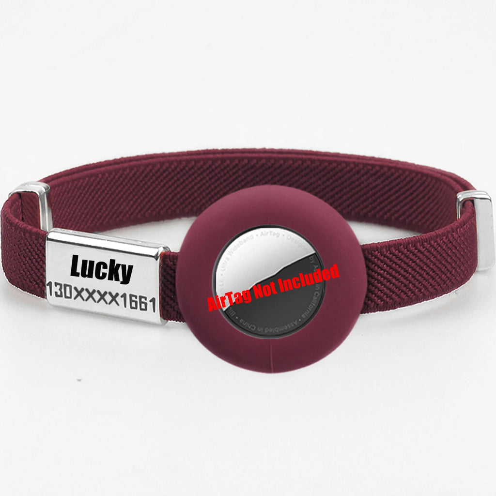 Collier personnalisé pour chat avec support AirTag