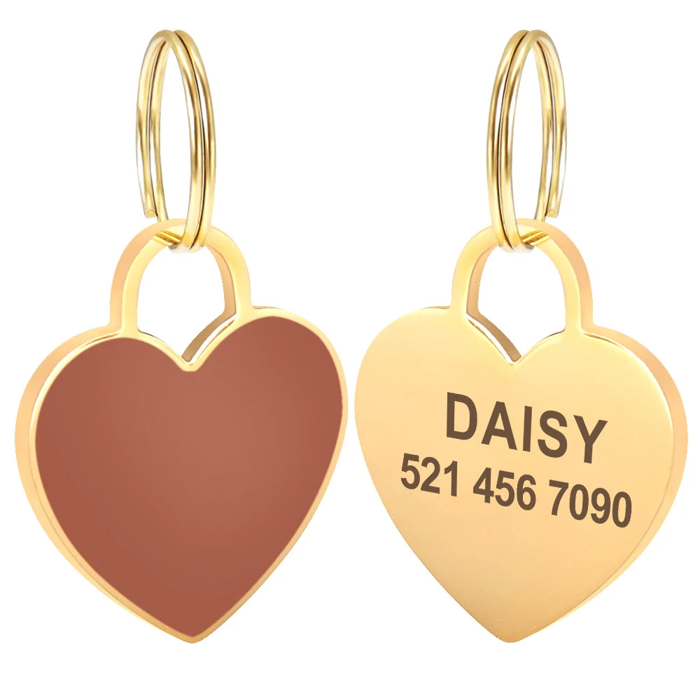 Médaille strass personnalisée pour chien et chat