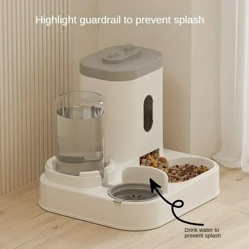 Gamelle automatique avec fontaine à eau intégrée