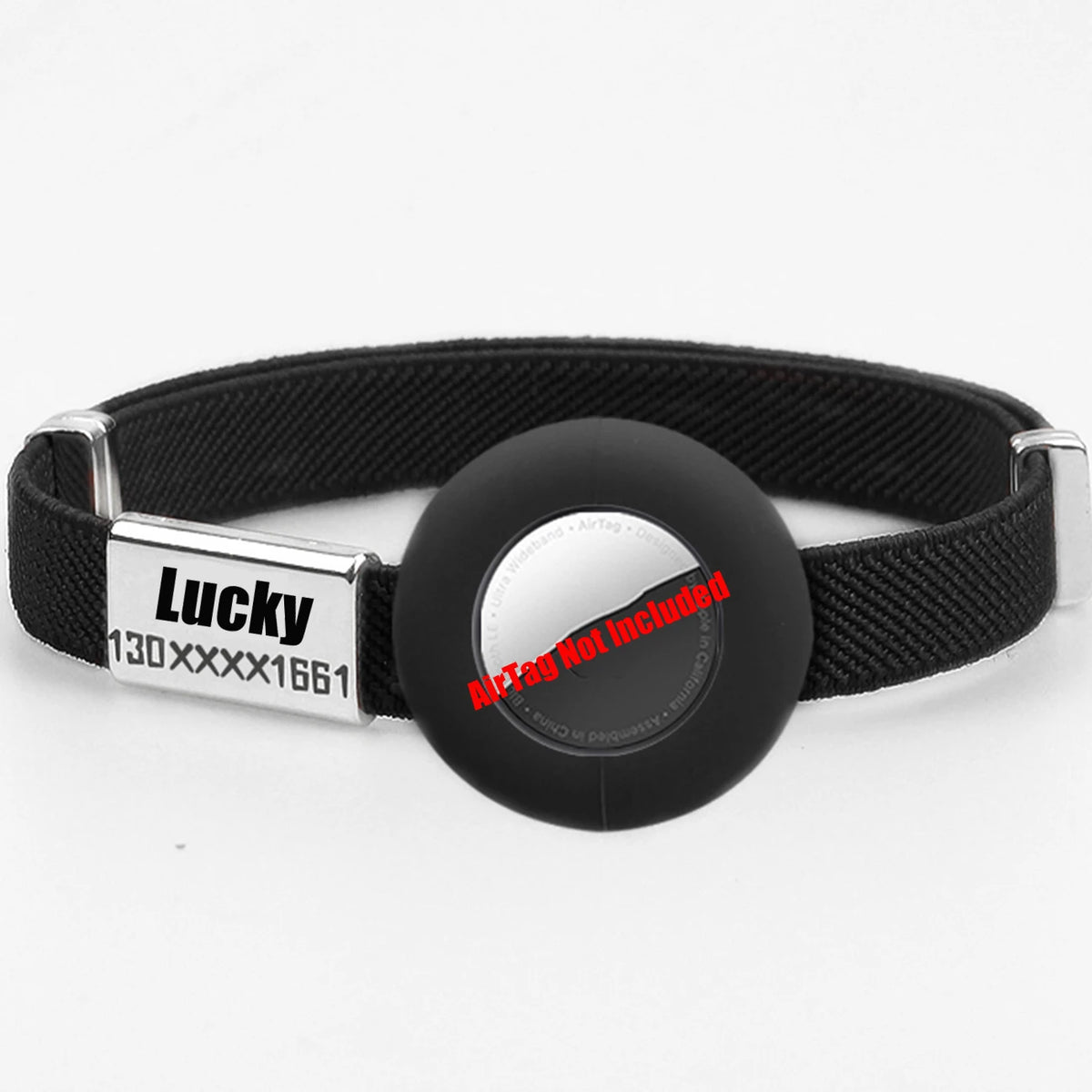 Collier personnalisé pour chat avec support AirTag