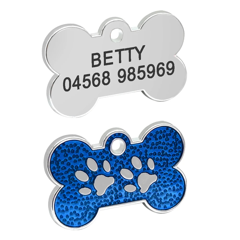 Médaille strass personnalisée pour chien et chat