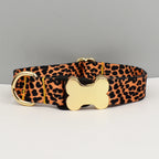 Collier et laisse assortis personnalisés – motif ethnique