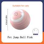 Balle interactive automatique pour chat – rechargeable USB