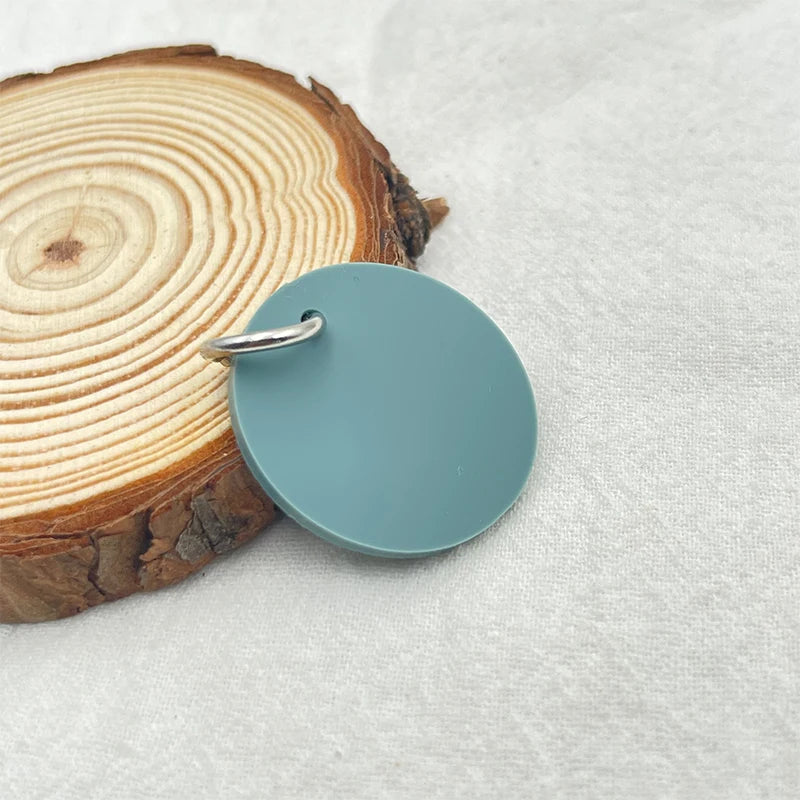 Médaille en silicone personnalisée anti-perte