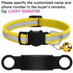 Collier réfléchissant personnalisé pour chat