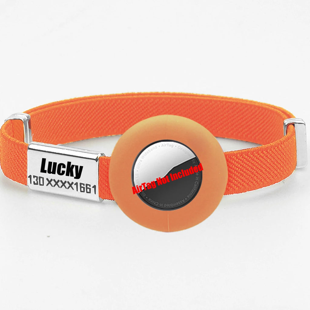 Collier personnalisé pour chat avec support AirTag