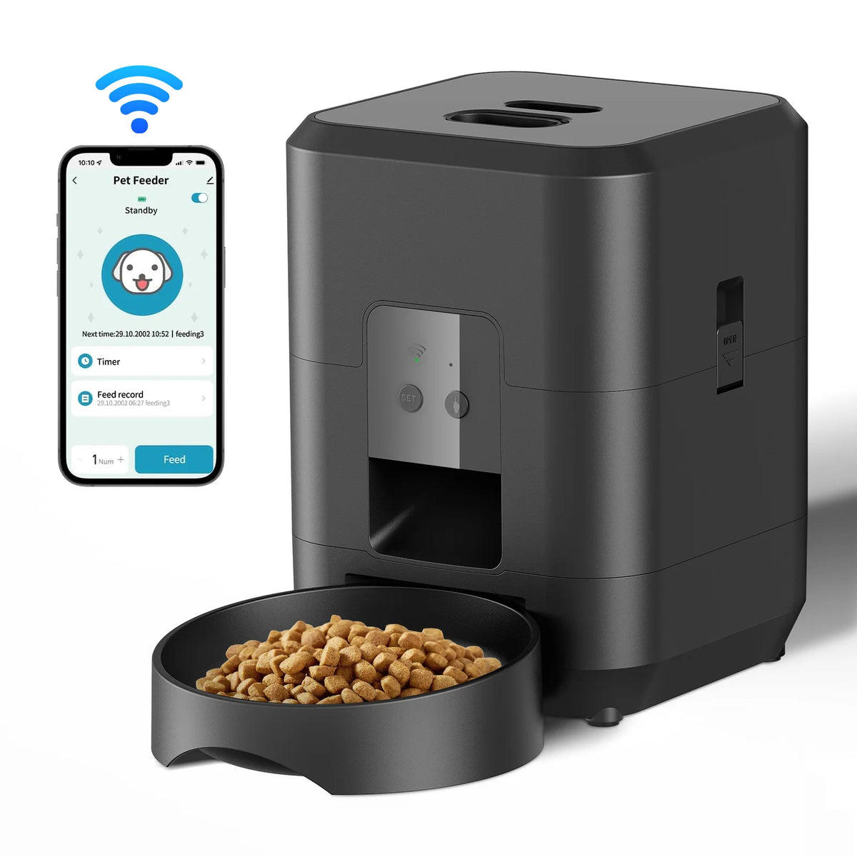 Distributeur de croquettes automatique programmable