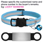 Collier réfléchissant personnalisé pour chat