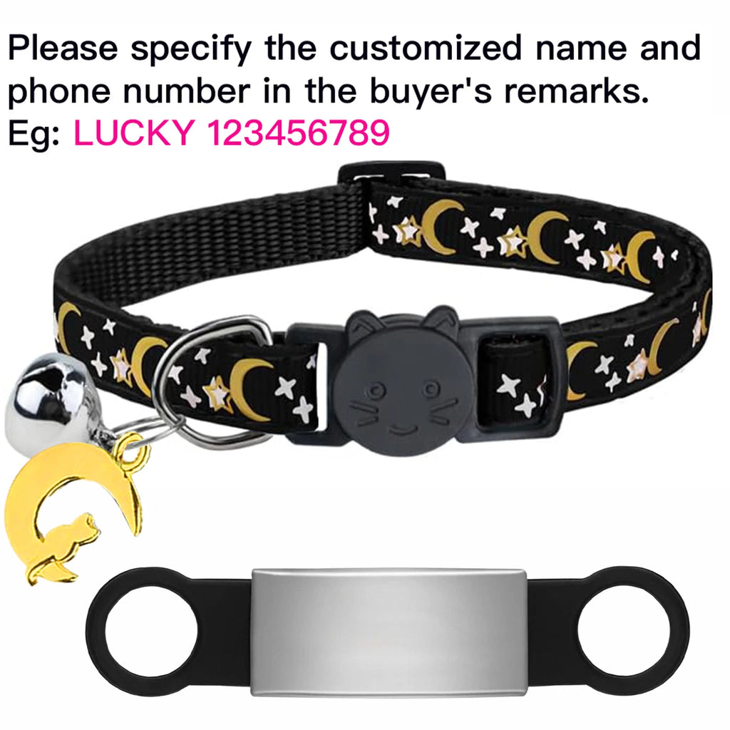 Collier lumineux personnalisé pour chat – plaque anti-fugue