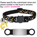 Collier lumineux personnalisé pour chat – plaque anti-fugue