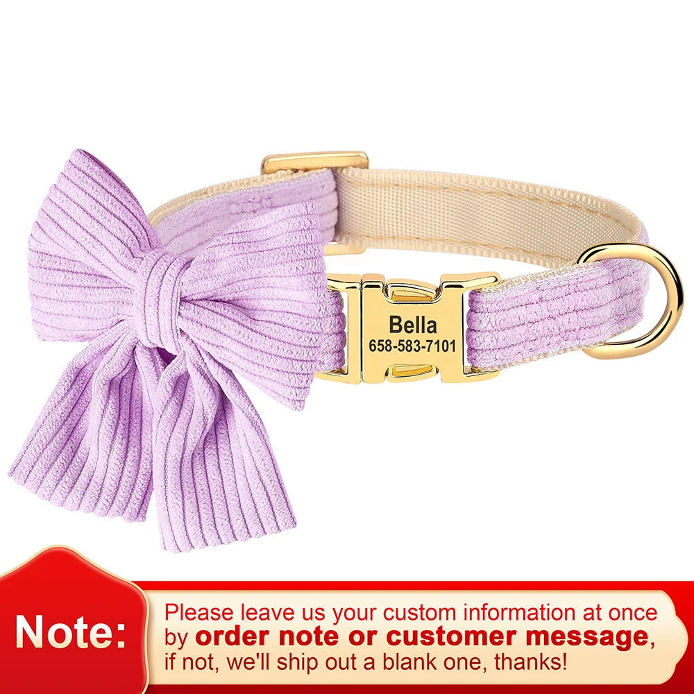 Collier avec nœud papillon, gravure gratuite