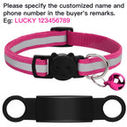 Collier réfléchissant personnalisé pour chat