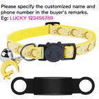 Collier lumineux personnalisé pour chat – plaque anti-fugue